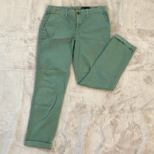 Green Gap Chino Pants